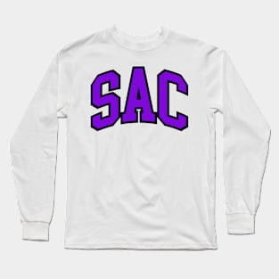 SAC simple text Long Sleeve T-Shirt